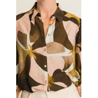 Expresso Blouse Mid Brown Olive